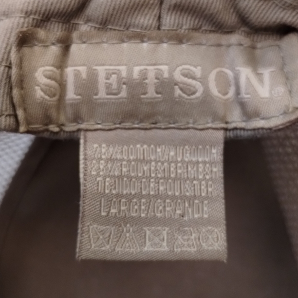 STETSON Bucket Hat Mesh Ventilation large Khaki Mesh / Cotton - Picture 4 of 5